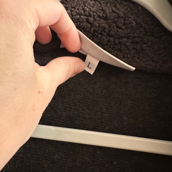 Bryn Walker Pip Wool Blend Brown Zip Front Oversized Poncho, Large Lagenlook - Picture 5 of 7